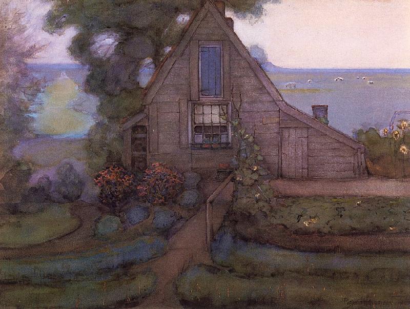 Piet Mondrian Solitary House oil painting image